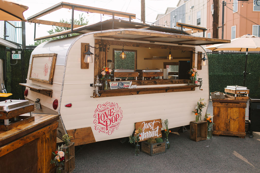 Love Pop Experience catering a wedding at SKYLIGHT in Denver