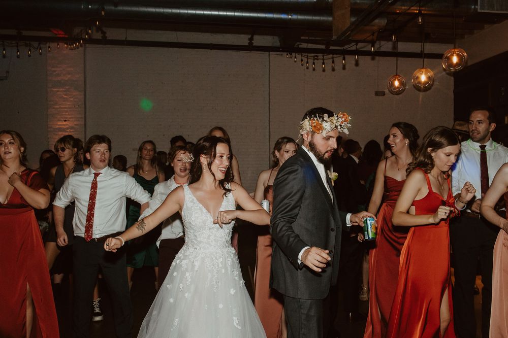 Wedding dancing at SKYLIGHT in Denver