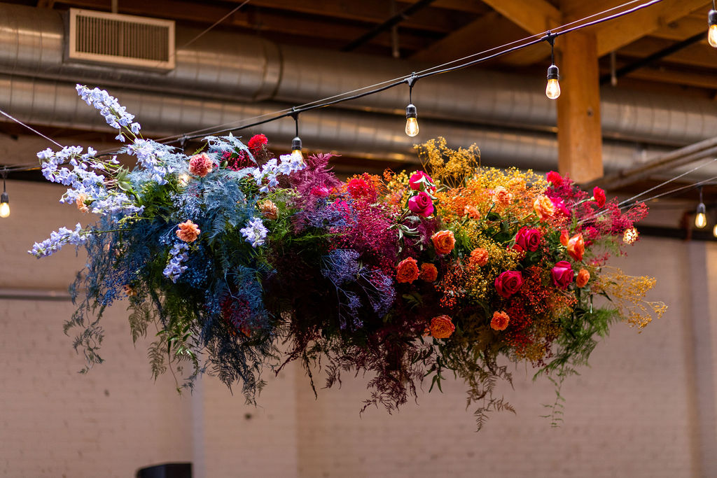 Colorful florals at SKYLIGHT