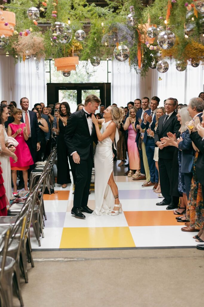 Wedding ceremony recessional