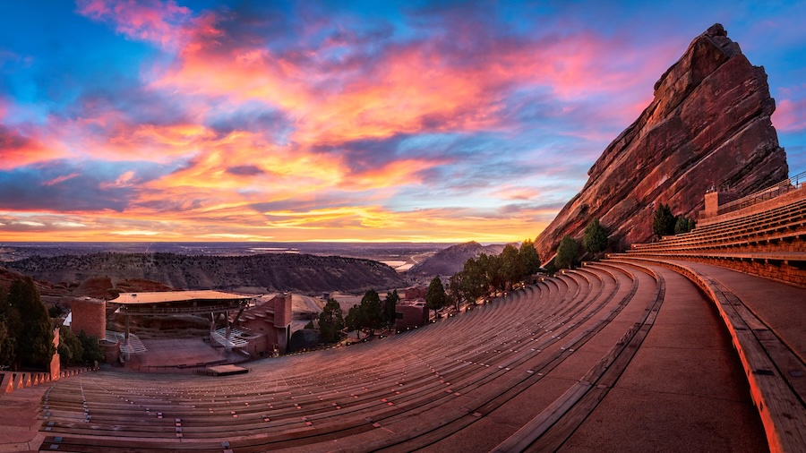 Red Rocks, a top proposal location near Denver.