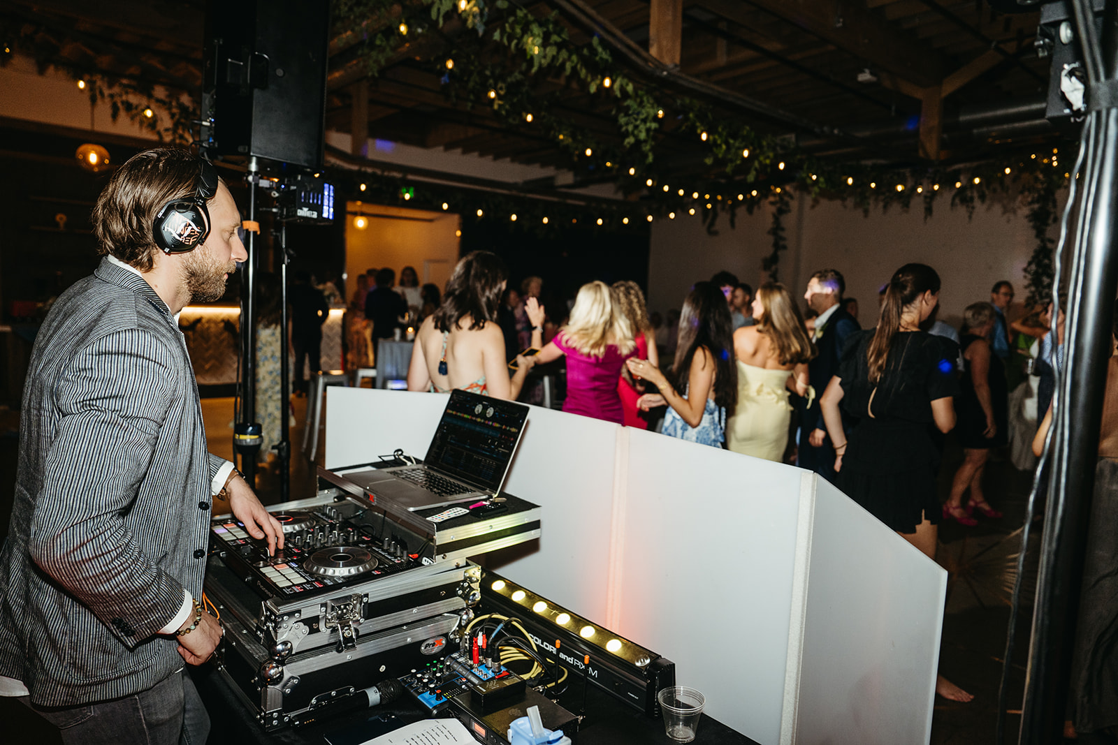 Guests dancing at SKYLIGHT