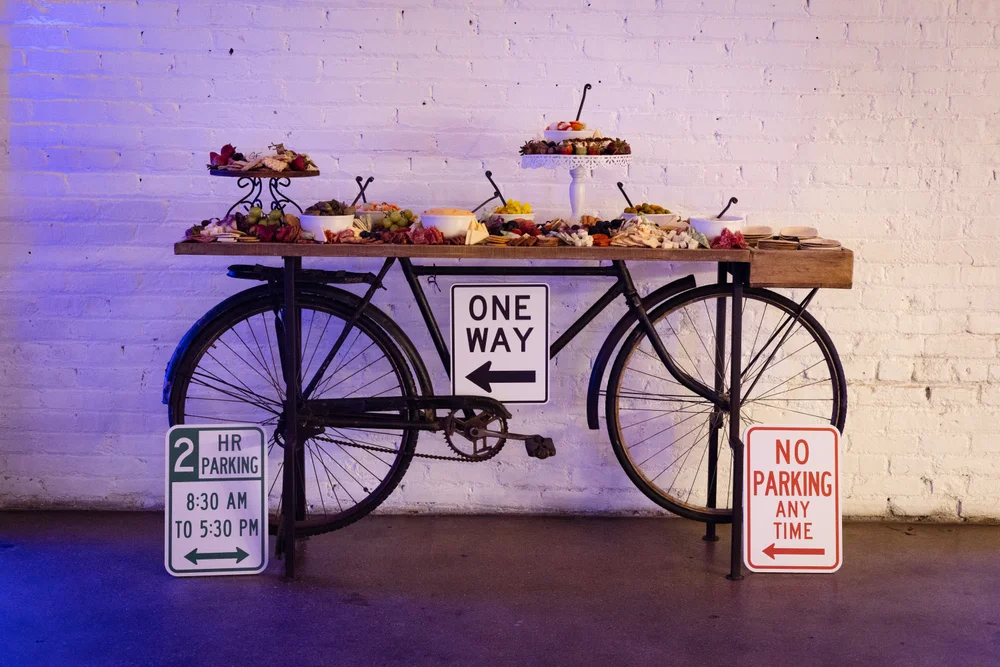 Dessert table at a bat mitzvah at SKYLIGHT