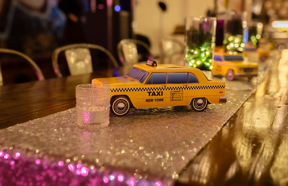 Table decor at SKYLIGHT