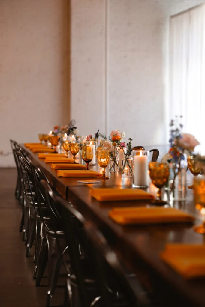 Guest table seating at SKYLIGHT in Denver, CO