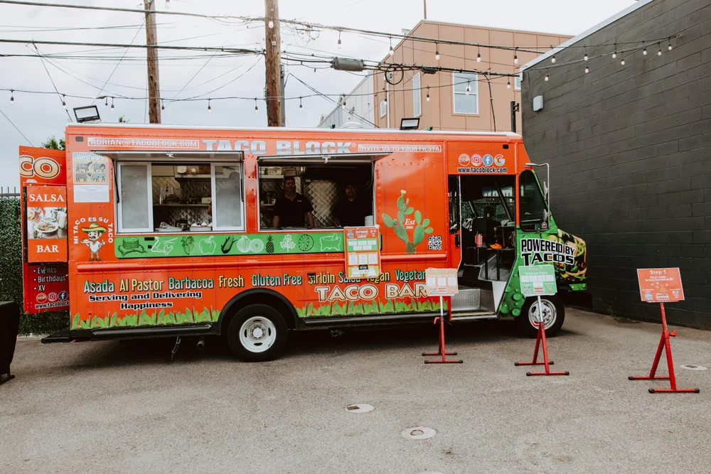 Food truck at a SKYLIGHT Denver event