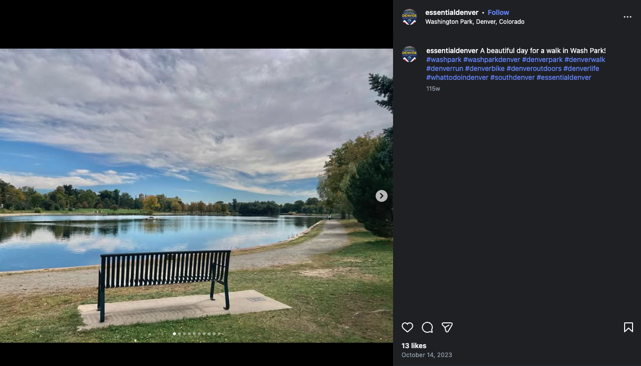 Washington Park in Denver